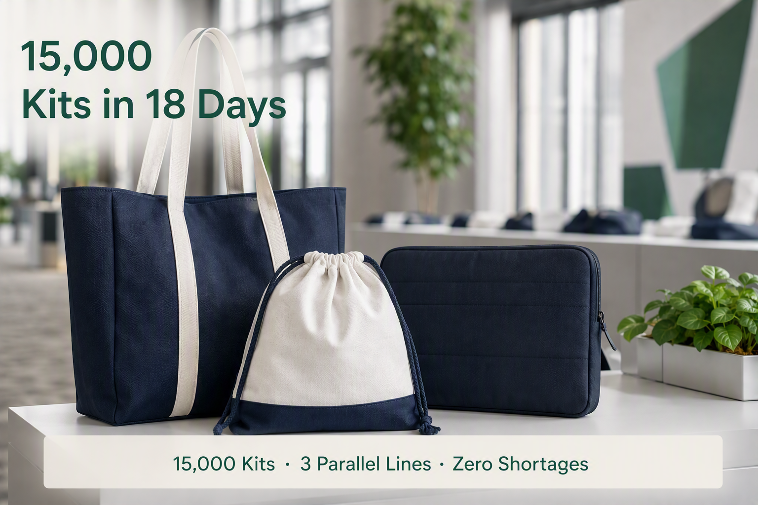 15,000 Attendees, 18 Days: The Summit Bag Program That Didn't Miss Opening Day