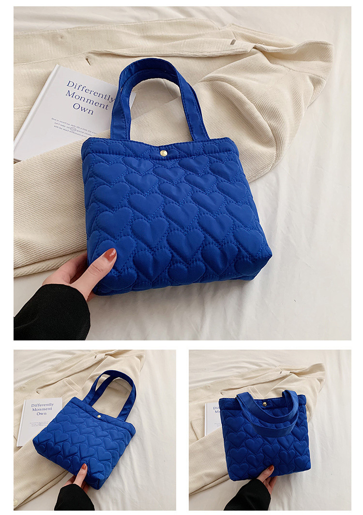 Handbags Fashion Fall Winter Lightweight Filling Quilted Bag Puffy Quilted Weekender Small Tote Puffer Bag Women manufacture