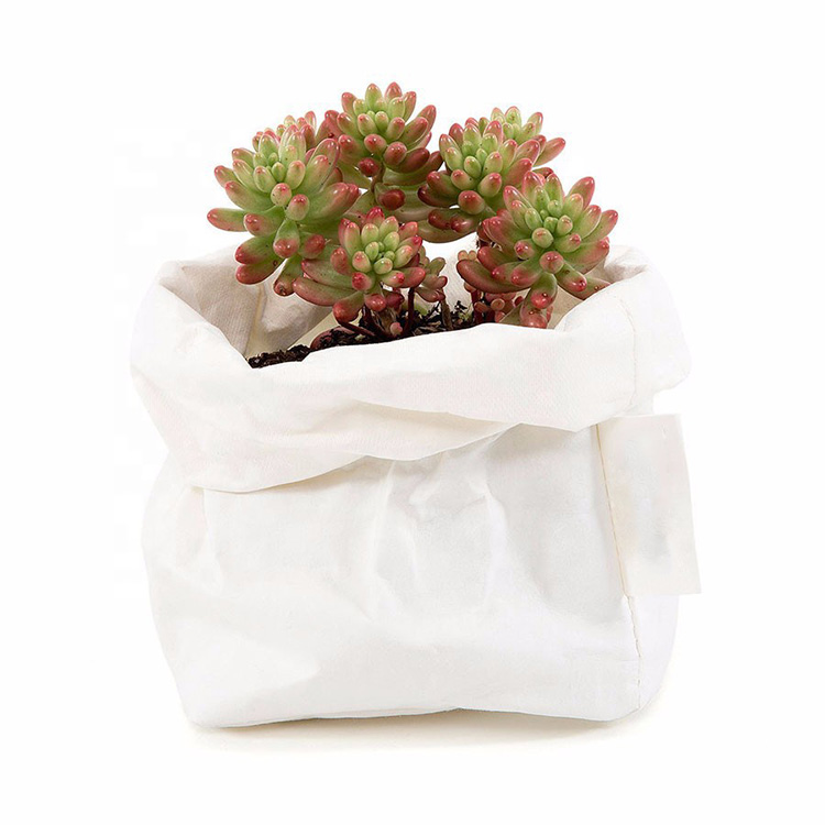 Custom Eco Friendly Stone Black Brown Storage Bag Washable Kraft Paper Bag