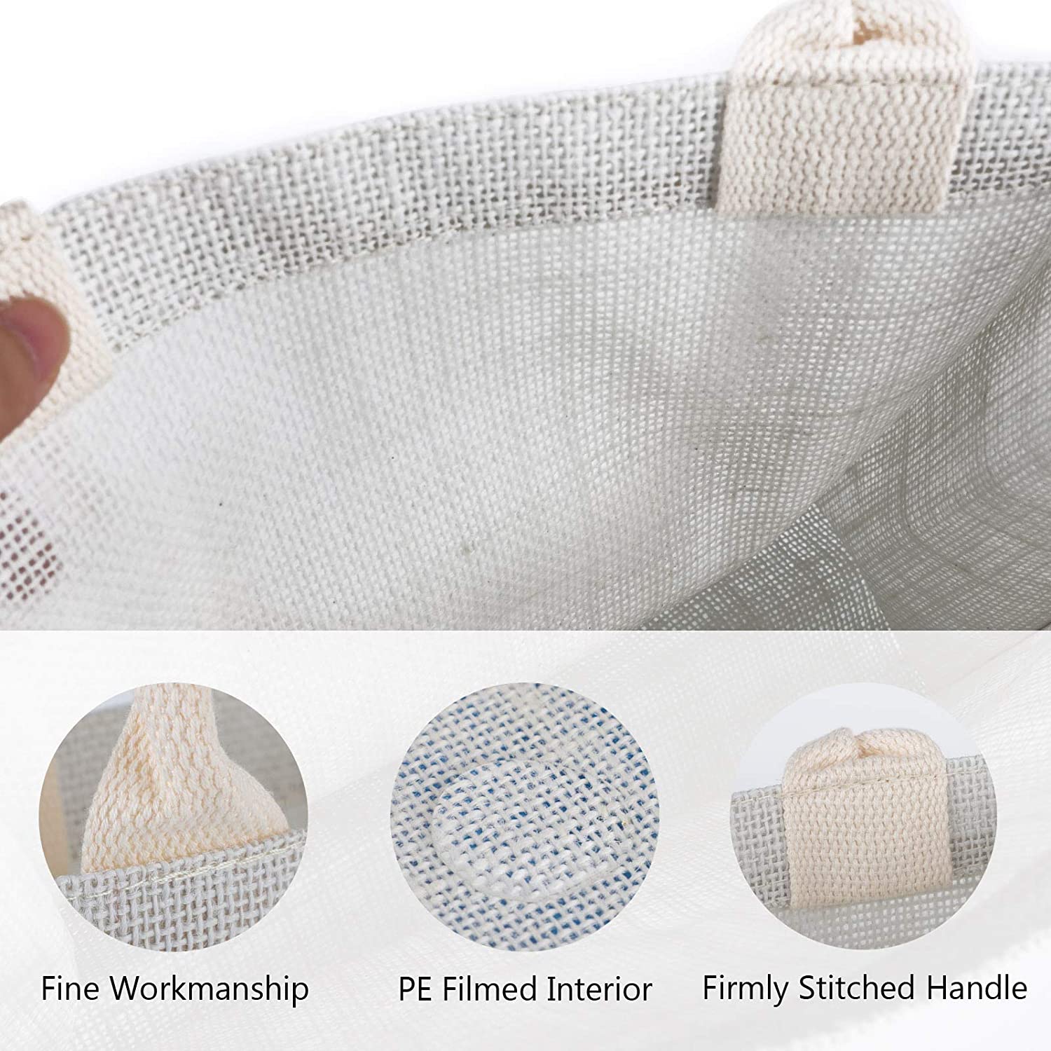 Wholesale Cheap Price Custom Eco-friendly Jute Shopping Tote Bag details