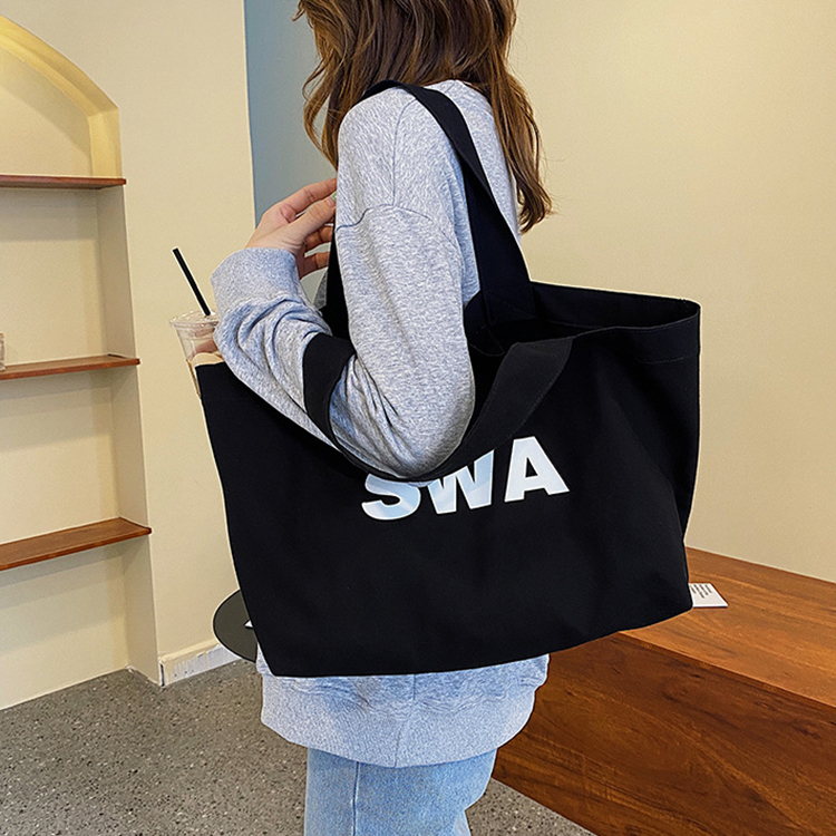 High Quality Custom Wholesale Tote Bag Cotton Tote Bag Reusable Shopping Bag White supplier