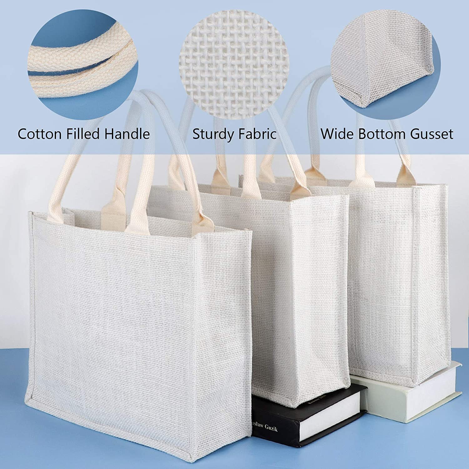 Wholesale Cheap Price Custom Eco-friendly Jute Shopping Tote Bag supplier