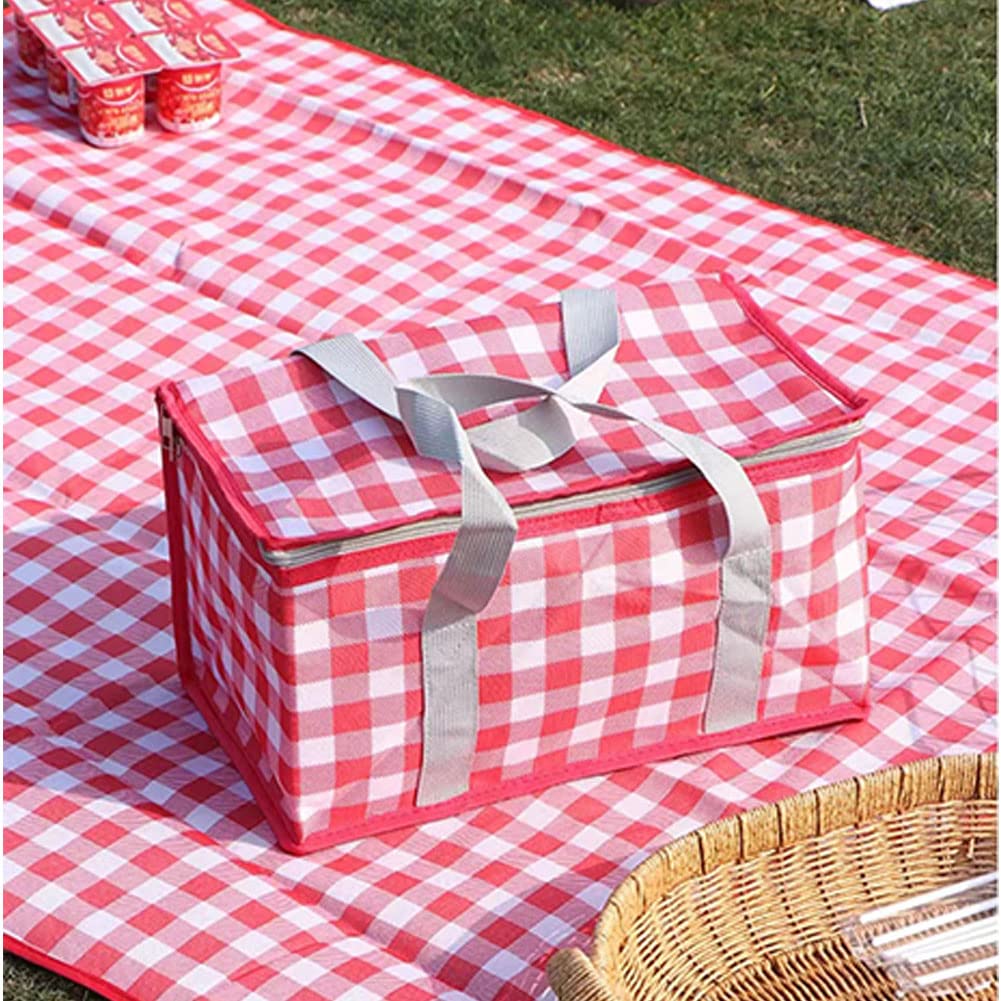 Aluminium Foil Tote Printing Picnic Cooler Bag Food Delivery Picnic Camping Lunch Bag Cooler Bag
