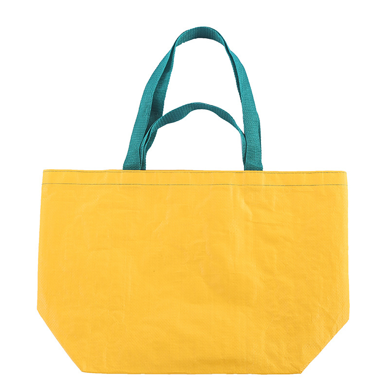 Customized Printed Double Handle Ripstop Tote Bag High Quality PP Woven Latest Product with Letter Pattern manufacture