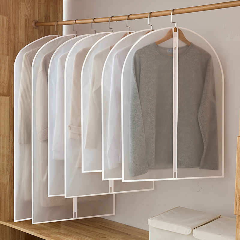 Factory Customized Waterproof Folding Peva Clear Garment Bag Dress Suit Cover supplier