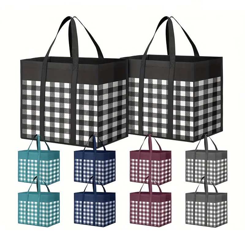 Wholesale Customized Color Printed Reusable Laminated Non-Woven Grocery Storage Tote Bags Customized Color Printed Bag Shopping