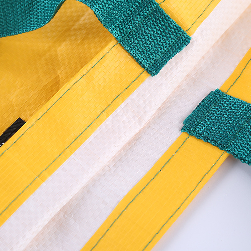 Customized Printed Double Handle Ripstop Tote Bag High Quality PP Woven Latest Product with Letter Pattern supplier