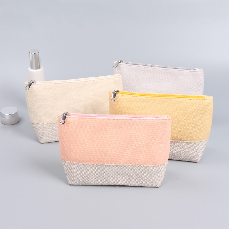 Custom Gift Pouch Wholesale Price Customized Cosmetic Make up Bag Canvas Makeup Bag With Logo details