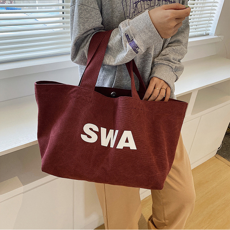 High Quality Custom Wholesale Tote Bag Cotton Tote Bag Reusable Shopping Bag White manufacture