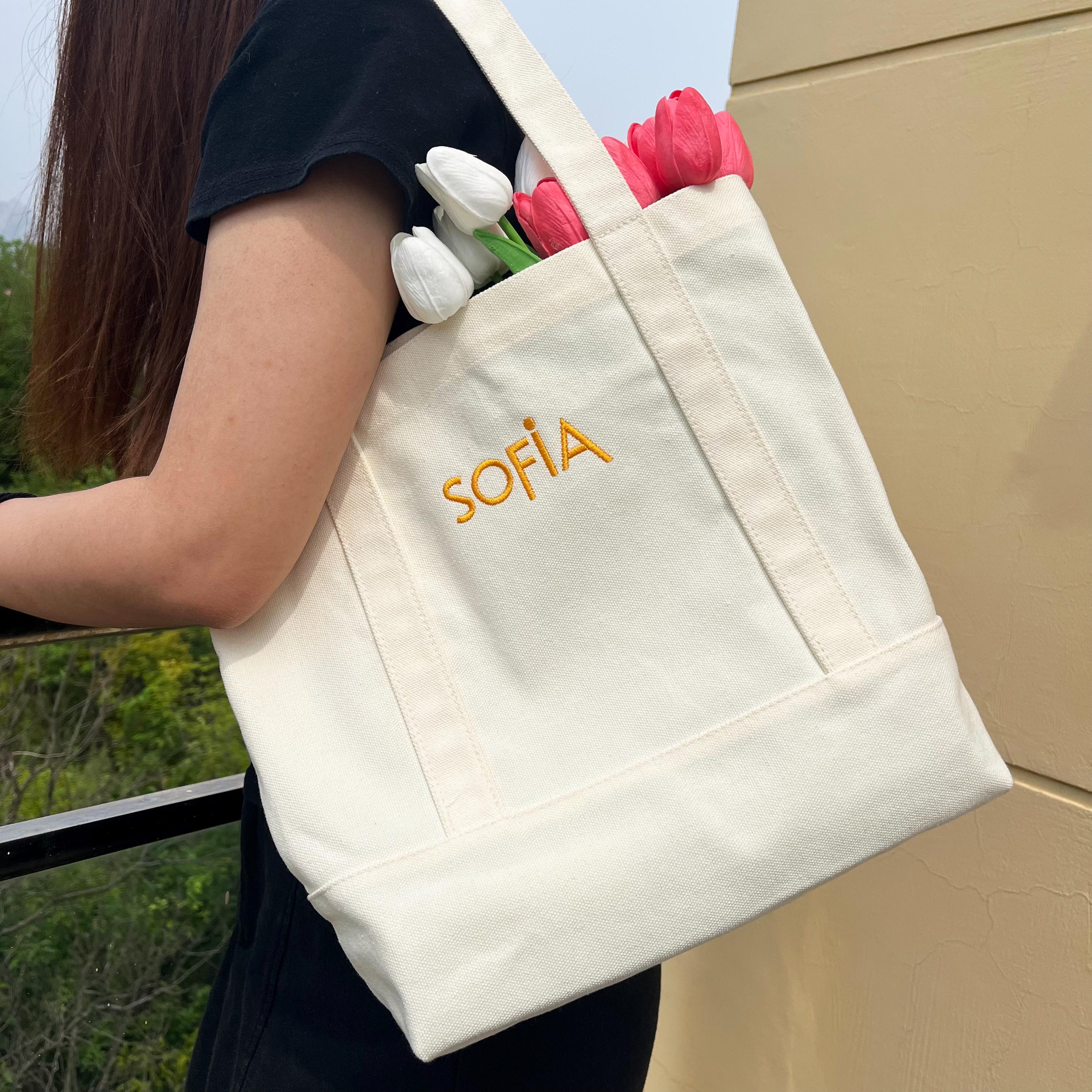 High Quality Custom Logo Cotton Tote Bag Hot Sale Eco-Friendly Canvas Shopping Bag with High Handle Nature Blank Customized factory