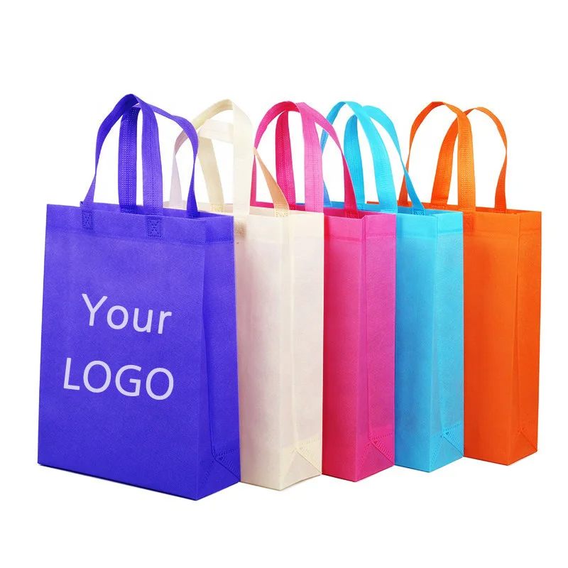 Wholesale Custom Eco-Friendly Recycled Non Woven Tote Bags PP Laminated Cartoon Pattern Shopping Bag Reusable