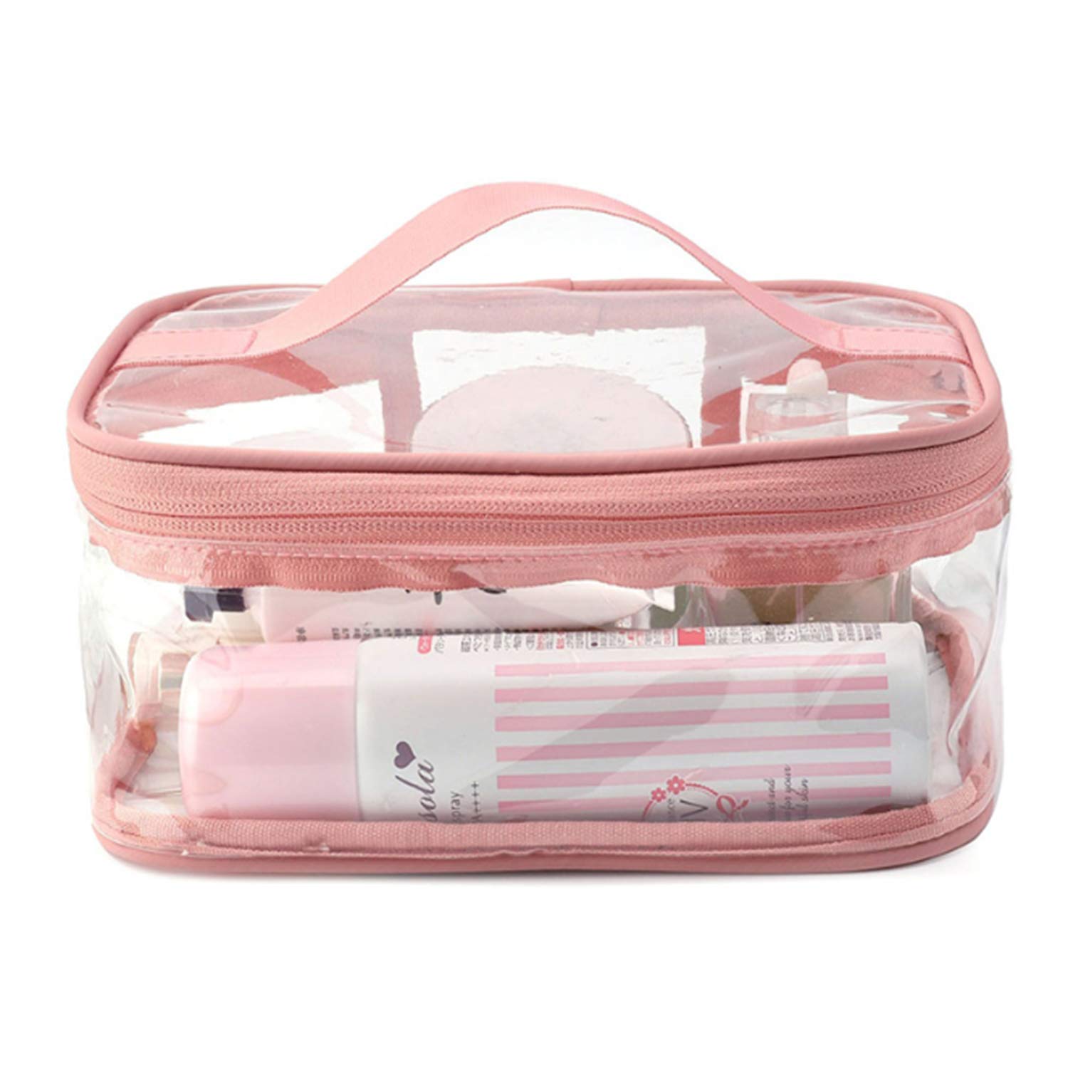 Custom Travel Storage Toiletry Organizer Wash Makeup Bag Portable PVC Cosmetic Bags Transparent Swimming Waterproof Bag details