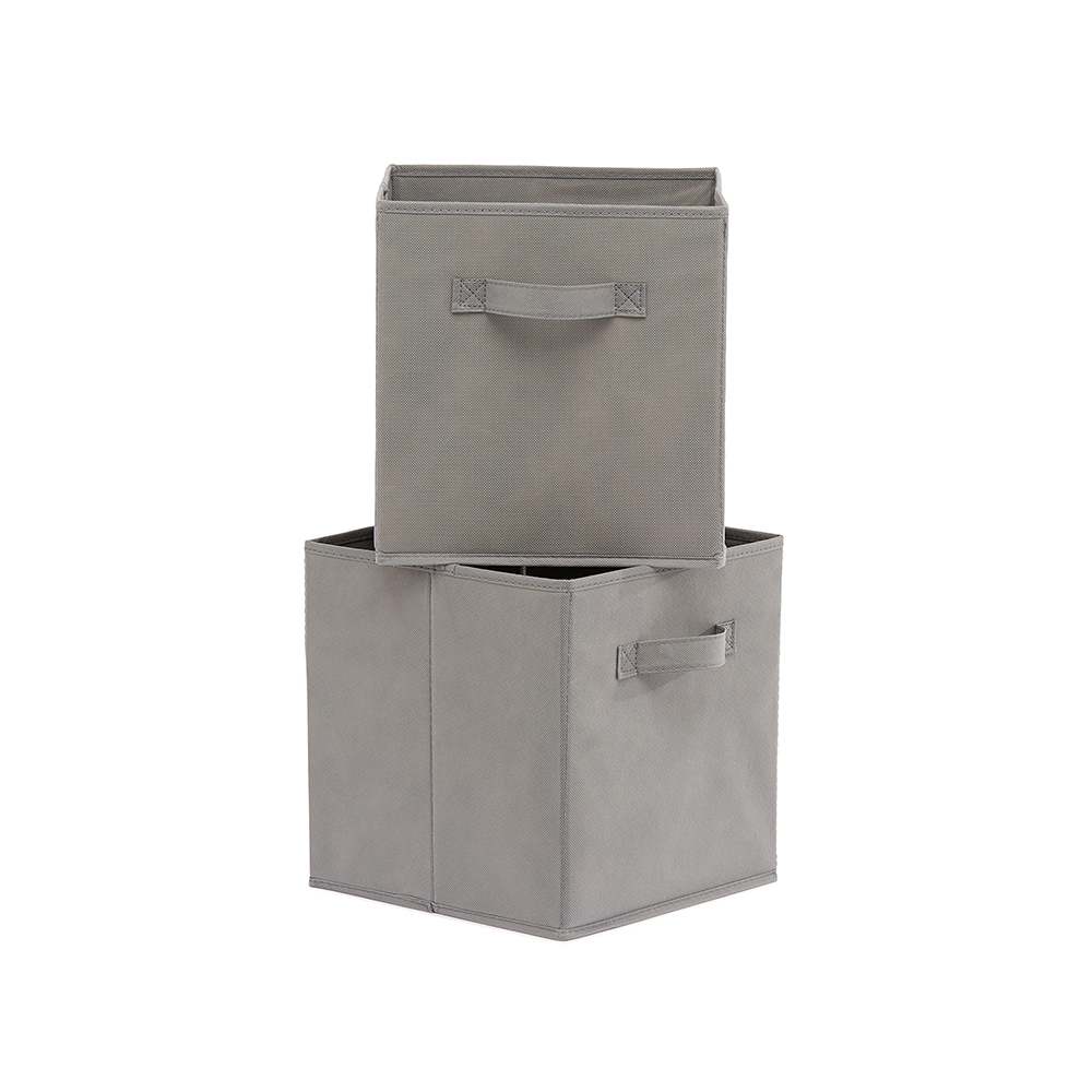 Foldable Closet Organizer Toy Storage Box Nonwoven Collapsible Storage Bins with Handles