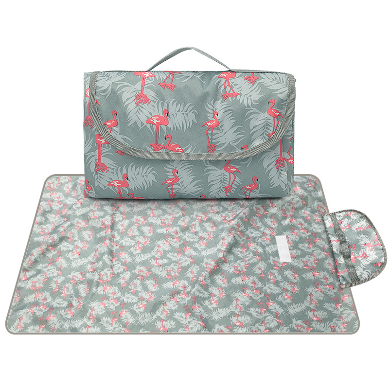 Custom Portable Foldable Picnic Mat Fashion Styles for Outdoor Beach Camping with PP Material Logo Included factory