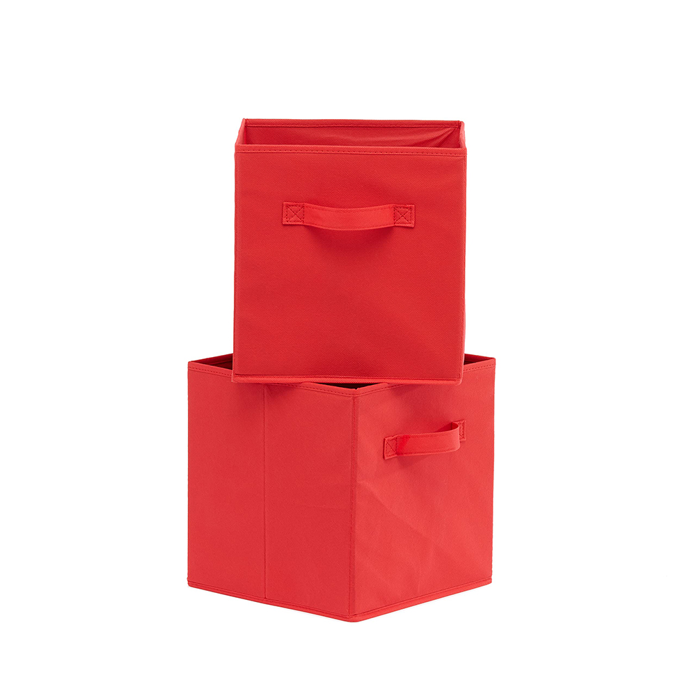 Foldable Closet Organizer Toy Storage Box Nonwoven Collapsible Storage Bins with Handles details