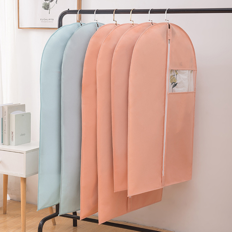 Customized Waterproof Suit Cover Non Woven Fabric Pp Nonwoven Fabric for Garment Bag Coat Bag details