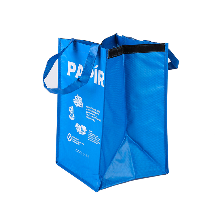 Latest Arrival Good Quality Rectangular Garden Customized logo Printed Reusable PP Woven Bag Tote Garbage Bags
