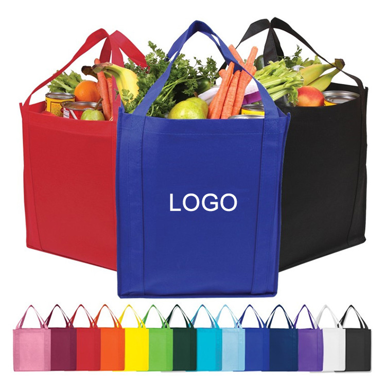 Custom Non Woven Fabric Bag, Foldable Reusable Shopping Bag Spunbond