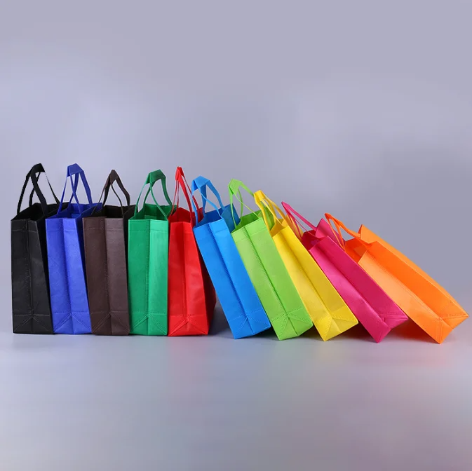 Wholesale Custom Eco-Friendly Recycled Non Woven Tote Bags PP Laminated Cartoon Pattern Shopping Bag Reusable