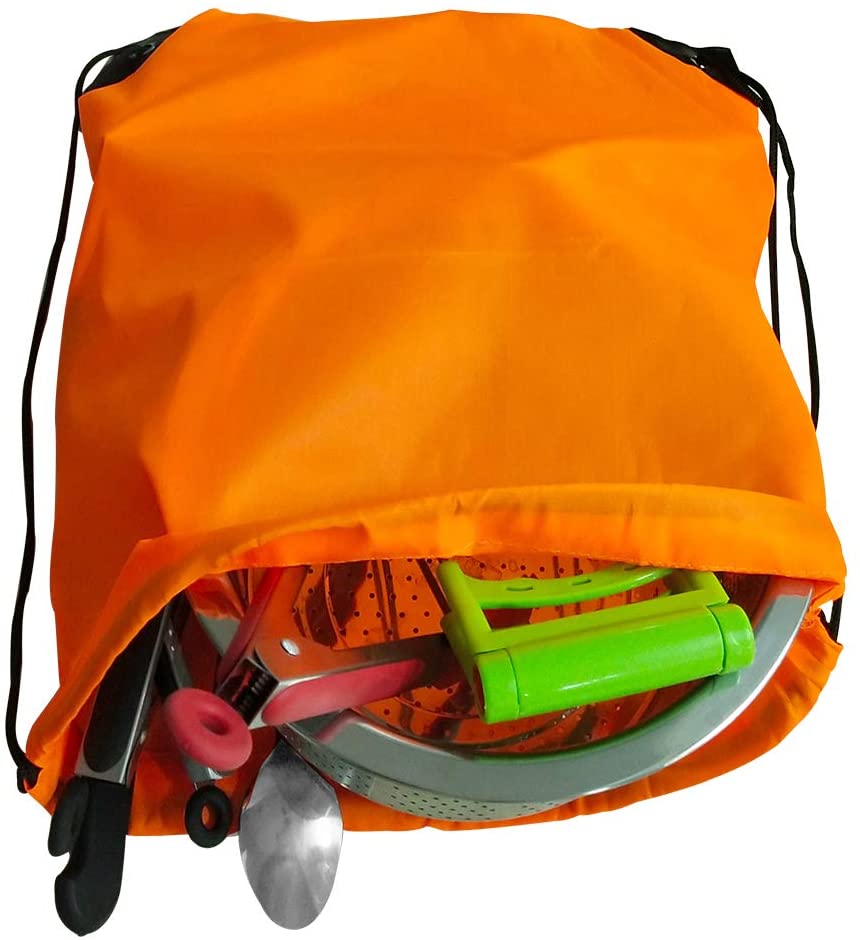 Factory Custom logo Sports Backpack Printing Draw String Bag for Promotional 210D Polyester