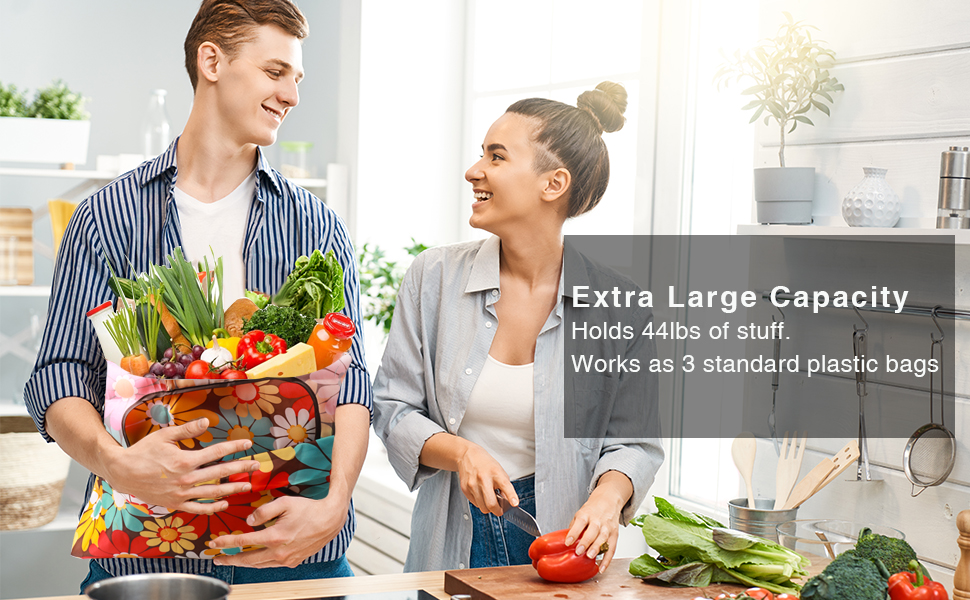Custom Foldable Reusable Bag Eco-friendly Waterproof Tote Grocery RPET Shopping Bag details