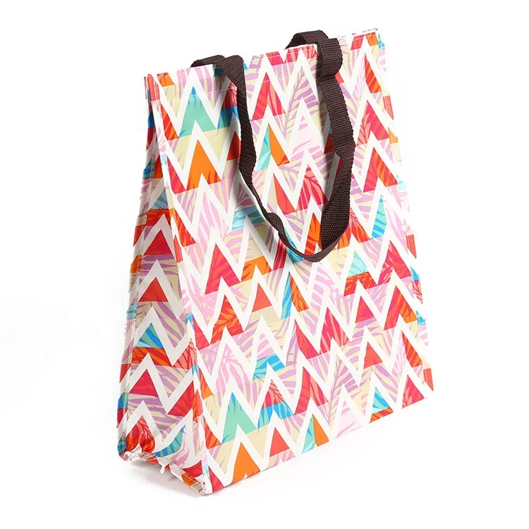 Promotional Foldable Cooler Bag Thermal Lunch Container to Keep Food Warm or Cool Made From PP Non Woven Material