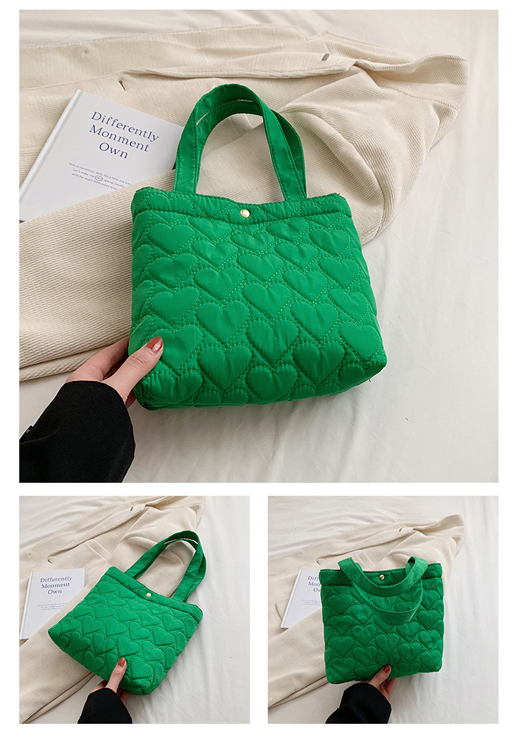 Handbags Fashion Fall Winter Lightweight Filling Quilted Bag Puffy Quilted Weekender Small Tote Puffer Bag Women manufacture
