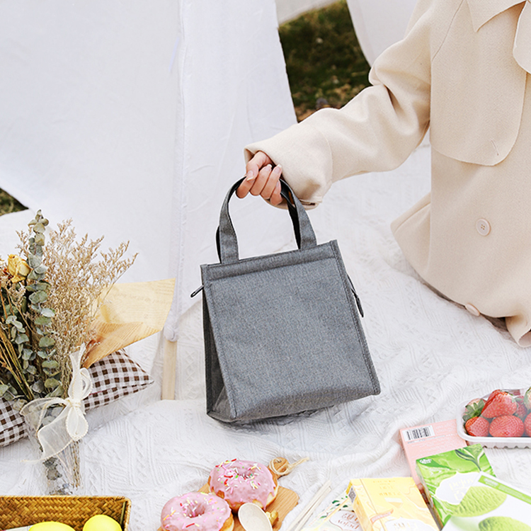 New Arrival Portable Bento Box Lunch Bag Tote Large Capacity Thickened Insulated Picnic Cooler Bags Made Durable Polyester for supplier