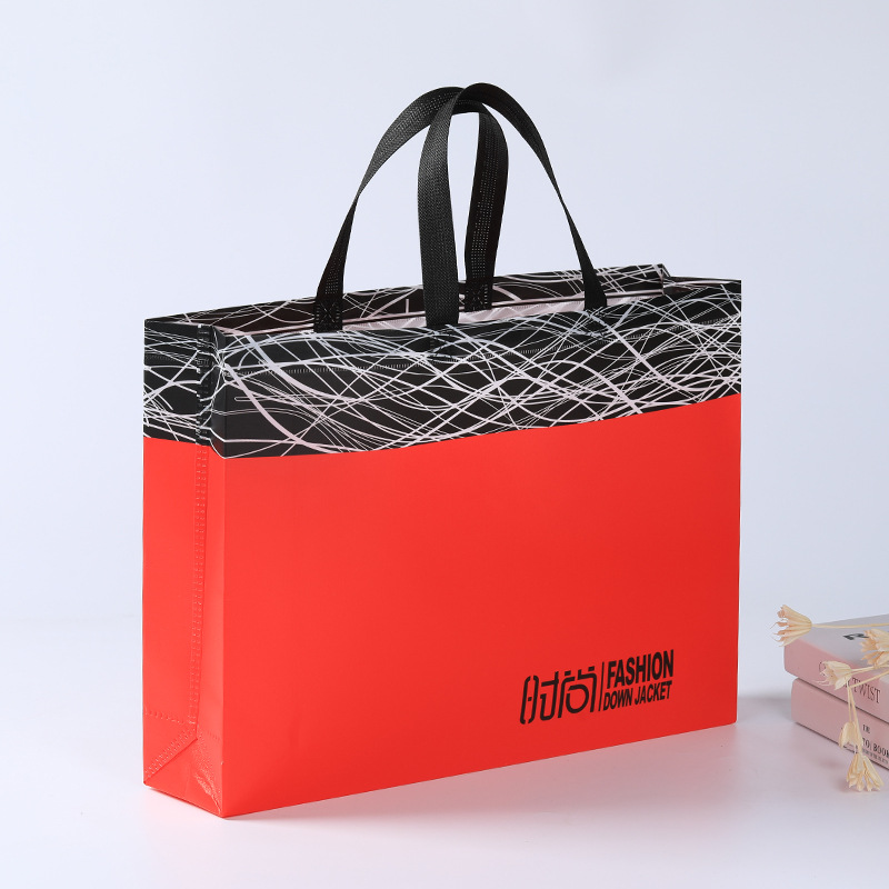 Cheap Promotional Custom Shopping Non Woven Bag With Print Logo manufacture