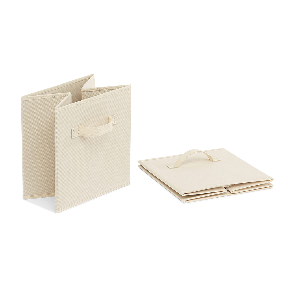 Foldable Closet Organizer Toy Storage Box Nonwoven Collapsible Storage Bins with Handles supplier