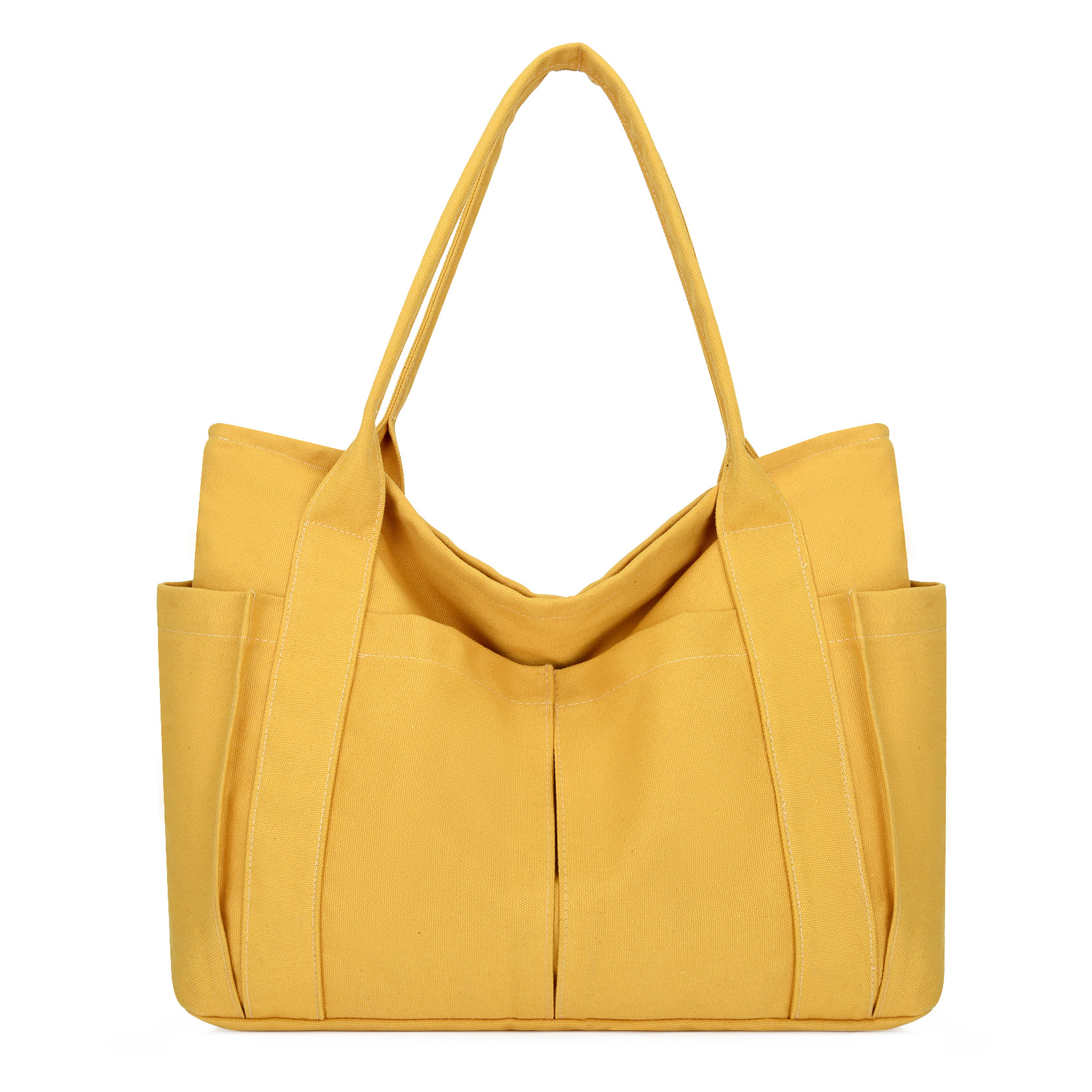 product wholesale casual cute girl personalised bowknot tote bag canvas foldable reusable shopping cotton bow tote bag-3