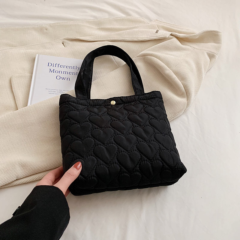 Handbags Fashion Fall Winter Lightweight Filling Quilted Bag Puffy Quilted Weekender Small Tote Puffer Bag Women