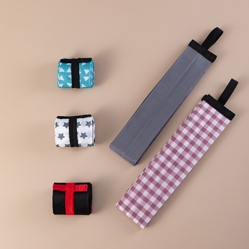 کیف تاشوی جیبی با چاپ سفارشی، فروش عمده، کیف خریداری پلی‌استری قابل تاشو، قابل حمل، قابل گسترش