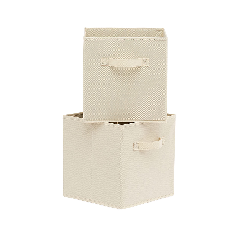 Foldable Closet Organizer Toy Storage Box Nonwoven Collapsible Storage Bins with Handles details