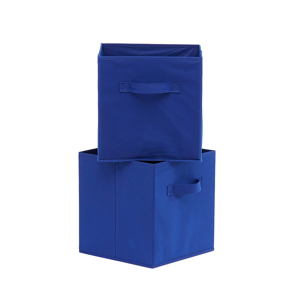 Foldable Closet Organizer Toy Storage Box Nonwoven Collapsible Storage Bins with Handles supplier