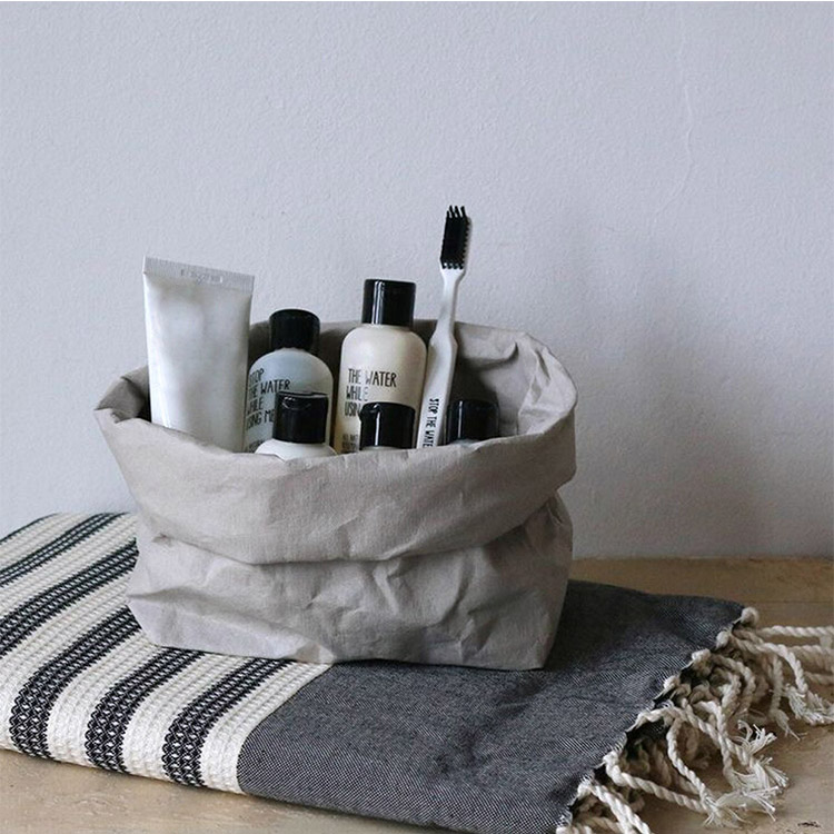Eco-friendly Stock Kraft Paper Washable Paper Plant Pot Flower Pot Bag supplier