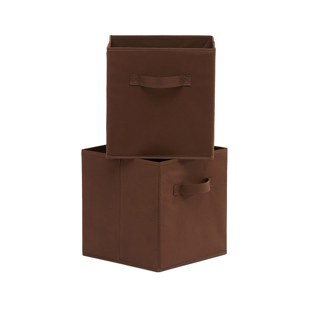 Foldable Closet Organizer Toy Storage Box Nonwoven Collapsible Storage Bins with Handles supplier