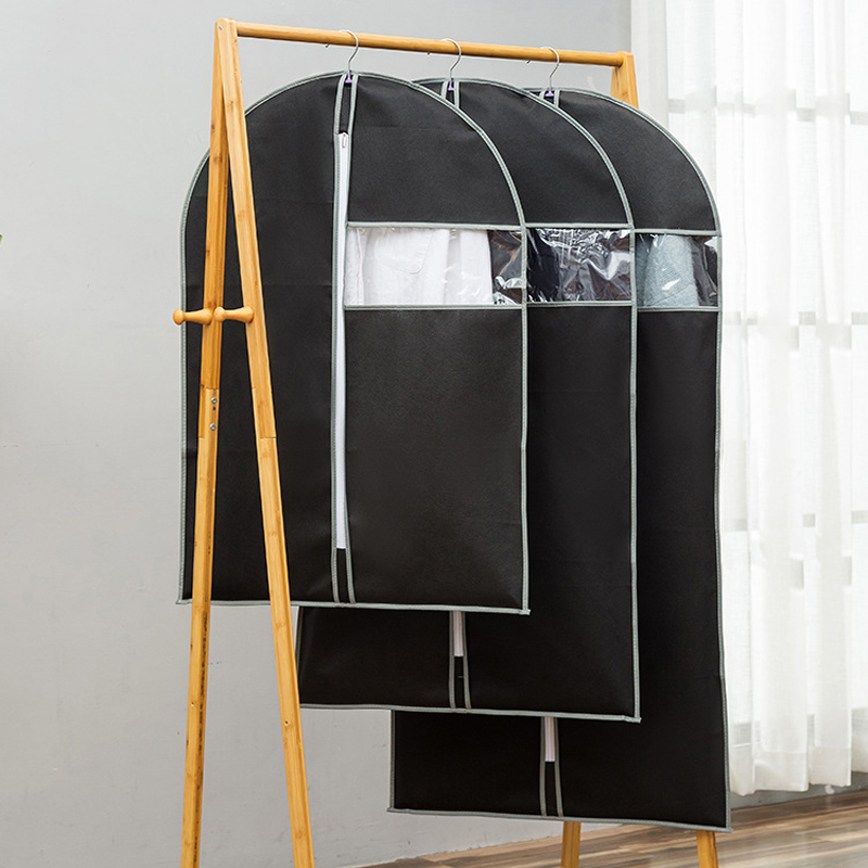 Customizable Non-Woven Dust Cover Foldable Travel-friendly Garment Bag for Personalised Fashion Dress Suit Clothes Protector