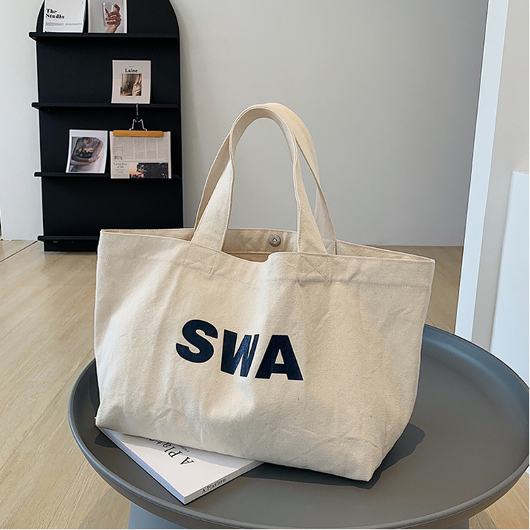 High Quality Custom Wholesale Tote Bag Cotton Tote Bag Reusable Shopping Bag White