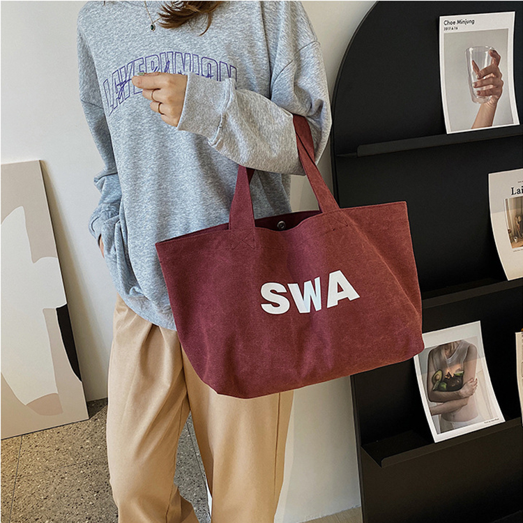 High Quality Custom Wholesale Tote Bag Cotton Tote Bag Reusable Shopping Bag White