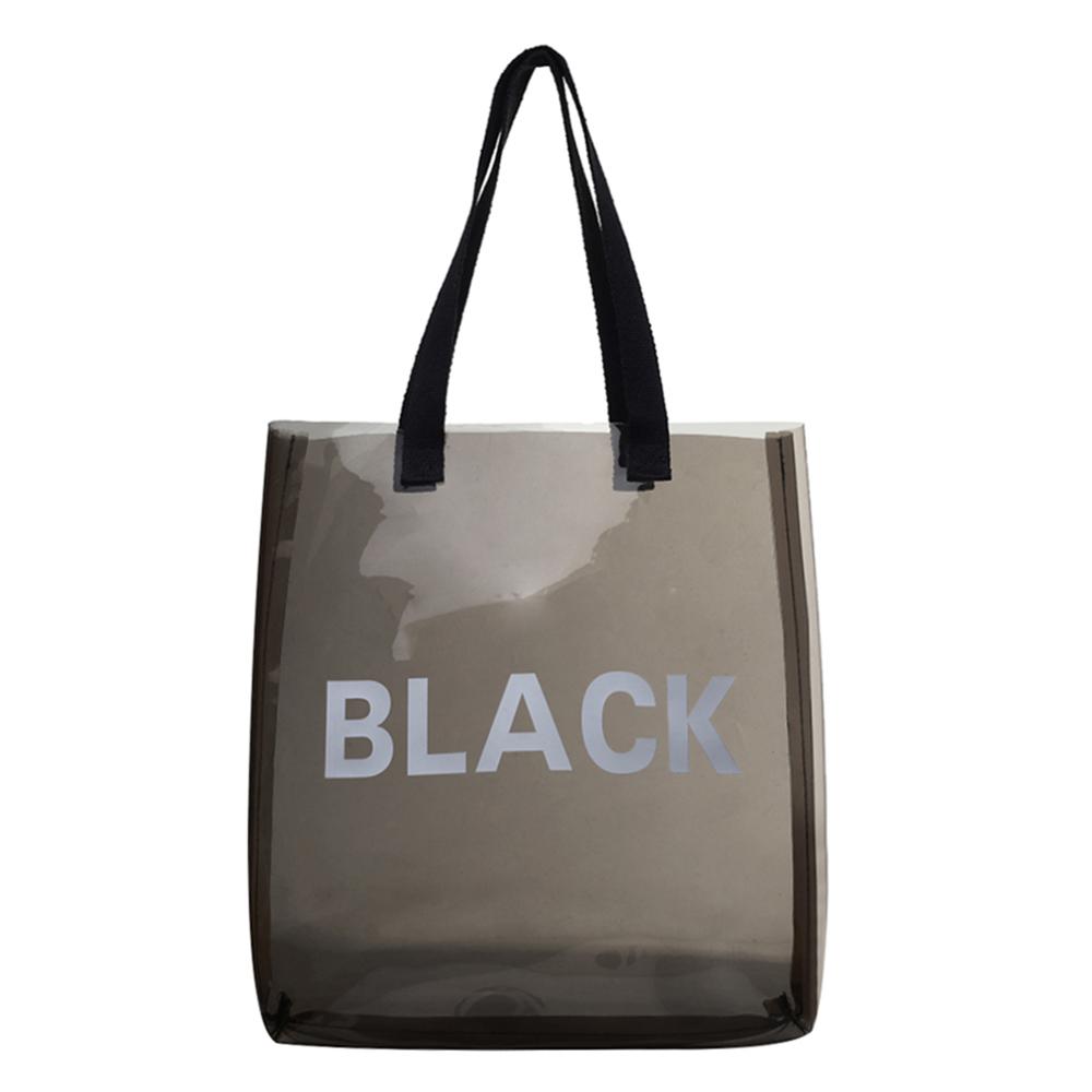 Women's PVC Clear Transparent Tote Bags Large Casual Summer Shopping Beach Bags Jelly Candy Inspired Beach Bag manufacture